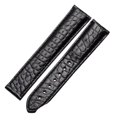 VFEBTSD Uhrenarmband aus Krokodilleder, für Damen und Herren, kompatibel mit Omega, kompatibel mit Seahorse Deville Original-Uhrenarmband, 18 mm, 19 mm, 20 mm, 20 mm von VFEBTSD