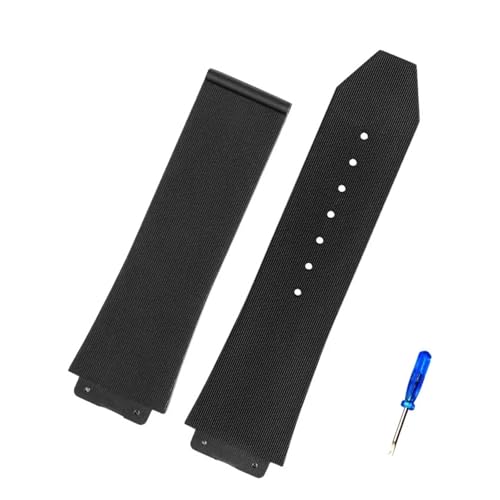 VFEBTSD Uhrenarmband kompatibel mit HUBLOT Big Bang Silikon, 26 mm x 19 mm, 25 mm x 17 mm, Herren-Uhrenarmband, Kette, 26-19mm von VFEBTSD