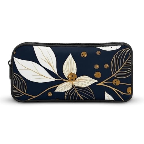 VFMKT Federmäppchen mit Blättern und Beeren, niedliches Federmäppchen, großes Fassungsvermögen, Make-up-Kosmetiktasche für Damen und Herren, Stil:, 22*12*5cm VFMKT Federmäppchen mit Blättern und Beeren, niedliches Federmäppchen, großes Fassungsvermögen, Make-up-Kosmetiktasche für Damen und Herren, Stil:, 22*12*5cm von VFMKT