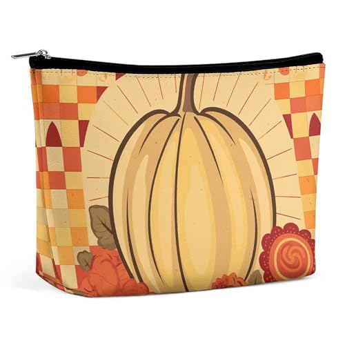 VFMKT Kosmetiktasche Damen Kosmetiktasche Wasserdicht Klassisch Kürbis Reißverschluss Kulturbeutel Reise Kulturbeutel für Frauen Stil:One Size, Stil:, One Size, Stil:, Taille unique von VFMKT
