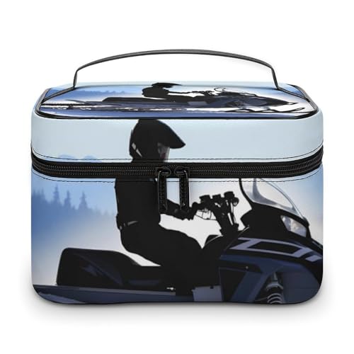 VFMKT Schneemobil Make-up-Tasche, tragbar, Reise-Kosmetiktasche, Reißverschluss, Make-up-Organizer, Kulturbeutel für Damen, Schneemobil, 25 x 18 x 15 cm, Schneemobil, 25x18x15cm VFMKT Schneemobil Make-up-Tasche, tragbar, Reise-Kosmetiktasche, Reißverschluss, Make-up-Organizer, Kulturbeutel für Damen, Schneemobil, 25 x 18 x 15 cm, Schneemobil, 25x18x15cm von VFMKT