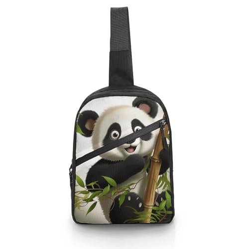 Schultertasche für Damen und Herren, Tierkletter-Umhängetasche, lässiger Tagesrucksack, Schultertasche, Brusttasche, modisch, Bauchtasche, wasserabweisend, Bauchtasche, Umhängetasche, Weiß, 21,6 x 6,3 Schultertasche für Damen und Herren, Tierkletter-Umhängetasche, lässiger Tagesrucksack, Schultertasche, Brusttasche, modisch, Bauchtasche, wasserabweisend, Bauchtasche, Umhängetasche, Weiß, 21,6 x 6,3 von VFMNT