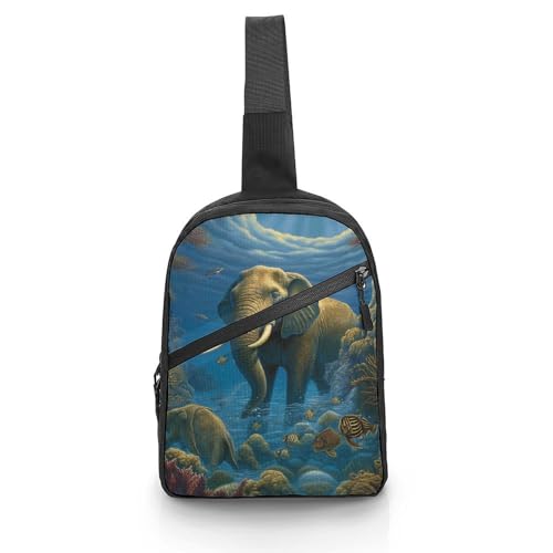 Schultertasche für Damen und Herren, niedliches Tier-Design, lässiger Tagesrucksack, Schultertasche, Brusttasche, modisch, Bauchtasche, wasserabweisend, Bauchtasche, Umhängetasche, Weiß, 21,6 x 6,3 x Schultertasche für Damen und Herren, niedliches Tier-Design, lässiger Tagesrucksack, Schultertasche, Brusttasche, modisch, Bauchtasche, wasserabweisend, Bauchtasche, Umhängetasche, Weiß, 21,6 x 6,3 x von VFMNT