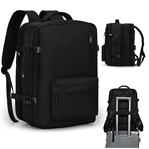 VGCUB Großer Reiserucksack, Handgepäck-Rucksack für Damen und Herren, von Fluggesellschaften zugelassen, Turn-Rucksack, wasserdicht, Business-Laptop-Tagesrucksack, Extra large-Expansion, Groß von VGCUB