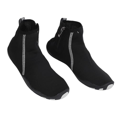 VGEBY 2 Stück Wasserschuhe, Hohe, Atmungsaktive, rutschfeste, Multifunktionale, Schnell Trocknende Strandschuhe für Wassersport Am Meer (Black) von VGEBY