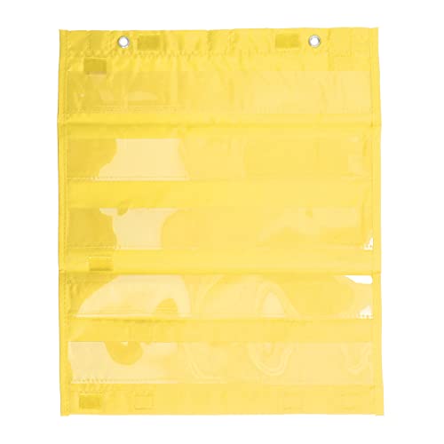 VGEBY Taschentafel, Leuchtende Farben, 5-reihig, Magnetisch, Klar, Zeitplan, Lehrtafeln für die Schule zu Hause (Gelb) von VGEBY