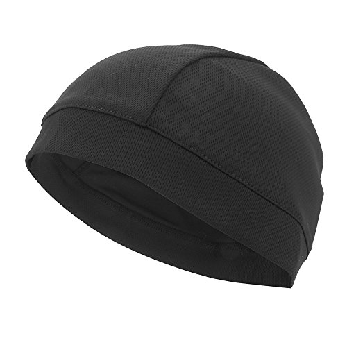 VGEBY Unter Helm Cap Helmkappe Windproof Kopfwärmer Staubdicht für Radfahren (Black) von VGEBY