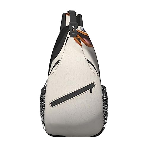 Niedliche Pinguin-Schultertasche, Reise-Umhängetasche, Brusttasche, Brusttasche, für Männer und Frauen, verstellbare linke und rechte Schultern, Wandern, lässiger Tagesrucksack, Niedlicher Pinguin, Einheitsgröße von VGFJHNDF