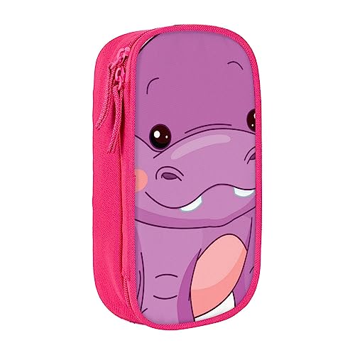 VGFJHNDF Federmäppchen mit Cartoon-Motiv, Violett, für Büro, Uni, Schule, Erwachsene, Teenager, Mädchen, Jungen, Schwarz, rose, Einheitsgröße, Make-up-Tasche von VGFJHNDF