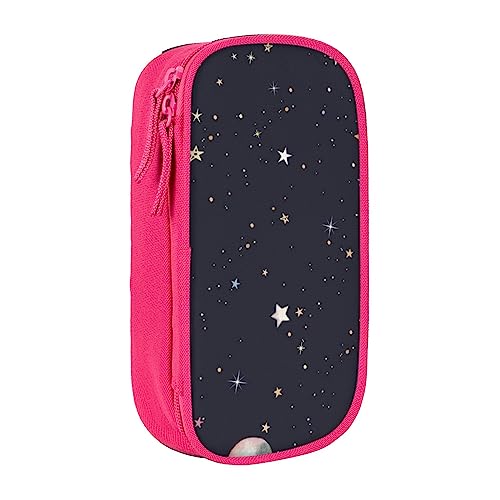 VGFJHNDF Galaxy Federmäppchen, Stiftebox, Organizer für Büro, Uni, Schule, Erwachsene, Teenager, Mädchen, Jungen, Schwarz, rose, Einheitsgröße, Make-up-Tasche von VGFJHNDF