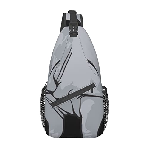 Vampires Mouth1 Sling Bag Travel Crossbody Rucksack Brusttasche für Männer Frauen, verstellbare linke und rechte Schultern, Wandern, Casual Daypack, tier, Einheitsgröße von VGFJHNDF