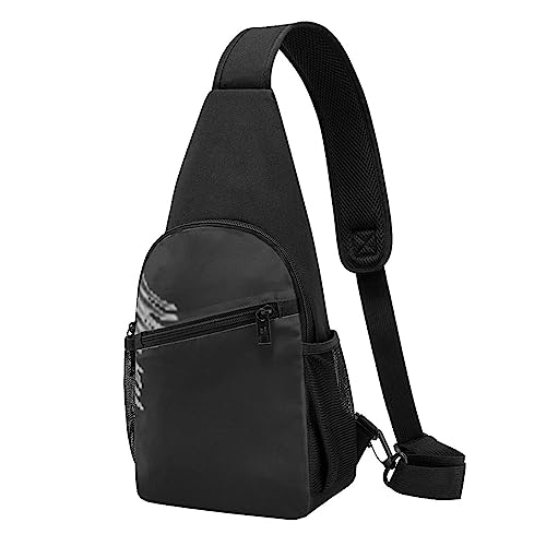 Wimpern-Schultertasche, Crossbody-Rucksack, Brusttasche für Männer und Frauen, verstellbare linke und rechte Schulter, Wandern, lässiger Tagesrucksack, Wimpern, Einheitsgröße von VGFJHNDF