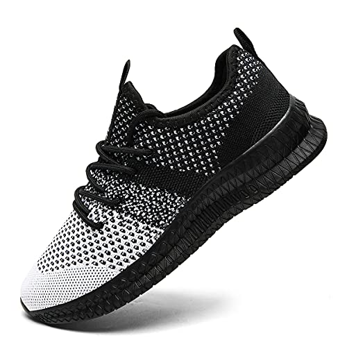 VGPSFN Schuhe Herren Sportschuhe Sneakers Turnschuhe Freizeitschuhe Tennisschuhe Laufschuhe Schuhes Leichte rutschfeste Bequeme Schwarz EU 39 von VGPSFN