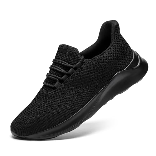 VGPSFN Schuhe Herren Sportschuhe Sneakers Turnschuhe Laufschuhe Freizeitschuhe Tennisschuhe Herren Schuhes rutschfeste Bequeme Leichte Schwarz EU 41 von VGPSFN