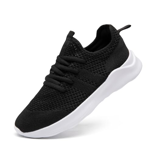 VGPSFN Schuhe Herren Sportschuhe Sneakers Turnschuhe Laufschuhe Freizeitschuhe Tennisschuhe Herren Schuhes rutschfeste Bequeme Leichte Schwarz-Weiss 40 von VGPSFN