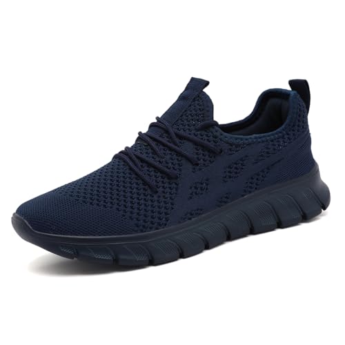 VGPSFN Laufschuhe Damen Sneaker Schuhe Sportschuhe Turnschuhe Straßenlaufschuhe Walkingschuhe Komfortabel Mesh Atmungsaktives Schuhe Dunkelblau 37 von VGPSFN