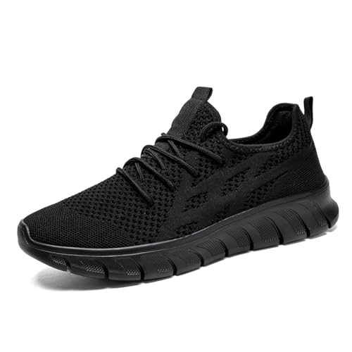 VGPSFN Laufschuhe Damen Sneaker Schuhe Sportschuhe Turnschuhe Straßenlaufschuhe Walkingschuhe Komfortabel Mesh Atmungsaktives Schuhe Schwarz 40 von VGPSFN
