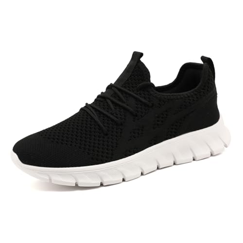 VGPSFN Laufschuhe Damen Sneaker Schuhe Sportschuhe Turnschuhe Straßenlaufschuhe Walkingschuhe Komfortabel Mesh Atmungsaktives Schuhe Schwarz Weiß 41 von VGPSFN