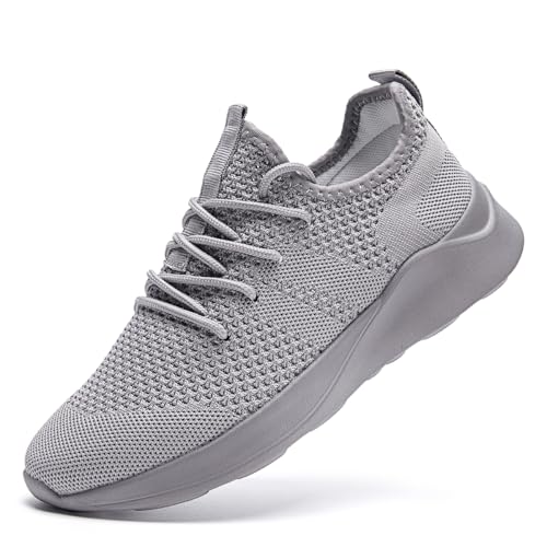 VGPSFN Schuhe Herren Sportschuhe Sneakers Turnschuhe Laufschuhe Freizeitschuhe Tennisschuhe Herren Schuhes rutschfeste Bequeme Leichte Grau 40 von VGPSFN