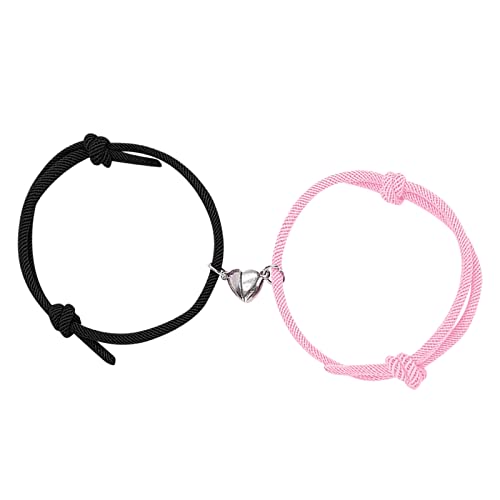 VGWON Magnetarmband für Pärchen, Geschenk für Ihn Sie Freund Freundin, 2 gegenseitig attraktive Liebe Charme Armbänder, Männer Frauen Schmuck Geschenk von VGWON