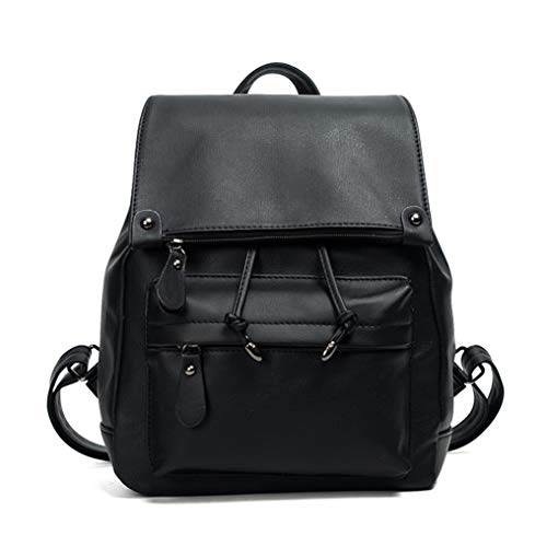 VHVCX La Primavera Y El Verano De Moda Retro Del Viento Chica Mochila Estudiante Simple Suave Fideos Caramelo Mochila, Negro VHVCX La Primavera Y El Verano De Moda Retro Del Viento Chica Mochila Estudiante Simple Suave Fideos Caramelo Mochila, Negro von VHVCX