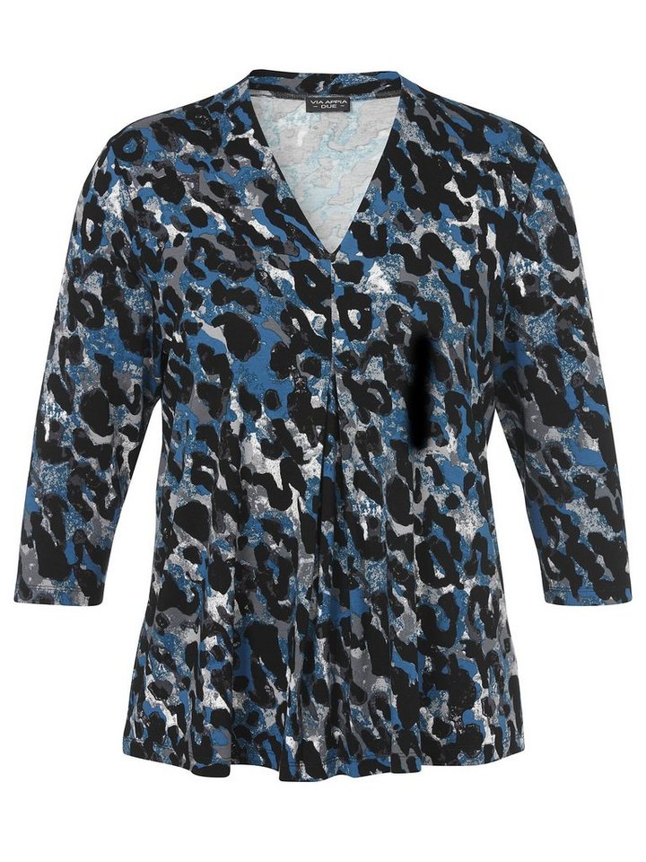 VIA APPIA DUE 3/4-Arm-Shirt mit animalprint von VIA APPIA DUE