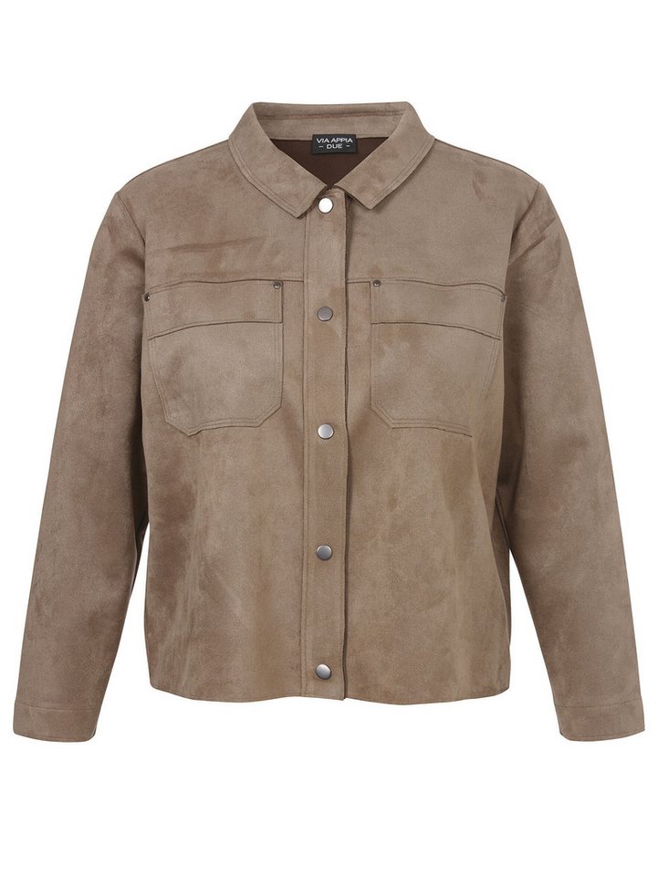 VIA APPIA DUE Blouson (1-St) aus Velours-Kunstleder von VIA APPIA DUE