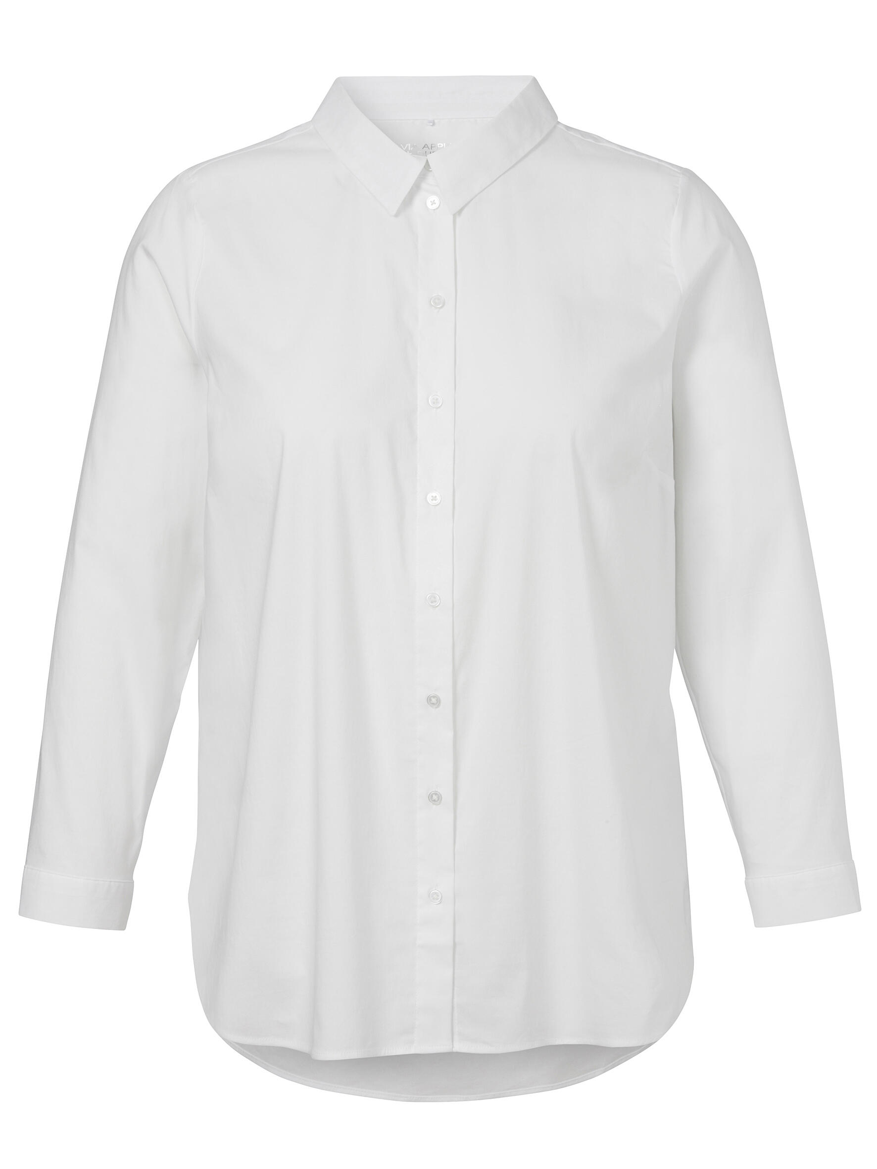 VIA APPIA DUE - Bluse Hemdkragen 1/1 Arm creme weiss - Gr. - 46 von VIA APPIA DUE