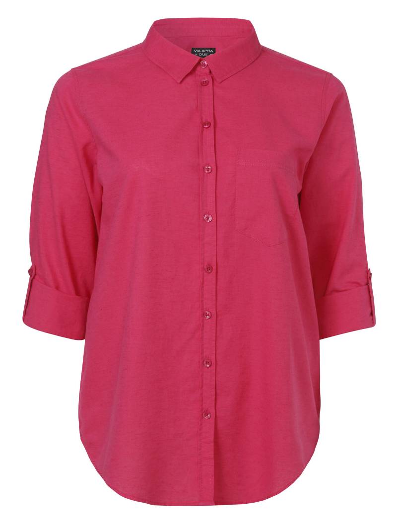 VIA APPIA DUE - Bluse Hemdkragen 1/1 Arm pink - Gr. - 48 von VIA APPIA DUE