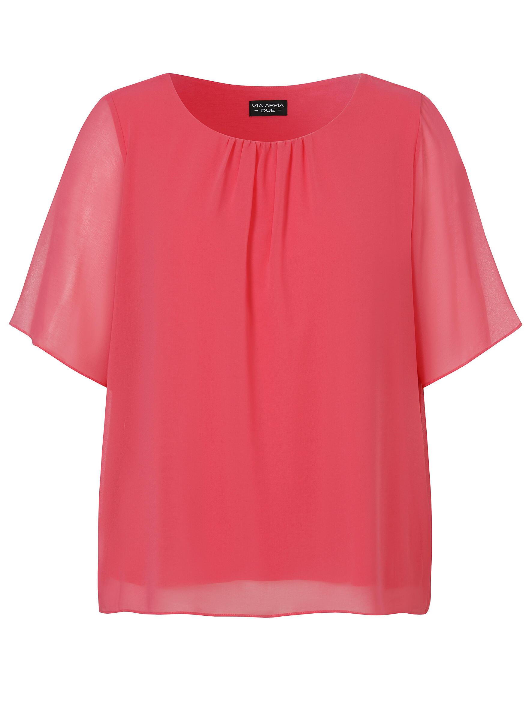 VIA APPIA DUE - Bluse Rundhals 1/2 Arm wassermelone - Gr. - 42 von VIA APPIA DUE