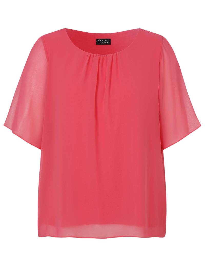 VIA APPIA DUE - Bluse Rundhals 1/2 Arm wassermelone - Gr. - 50 von VIA APPIA DUE