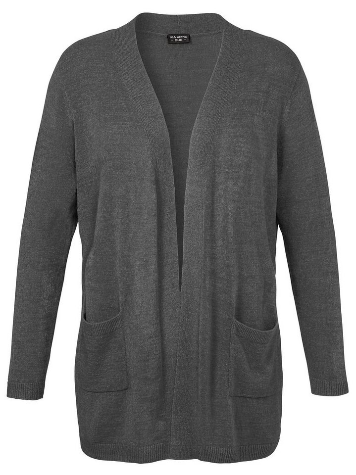 VIA APPIA DUE Cardigan in unifarbenem Stil von VIA APPIA DUE