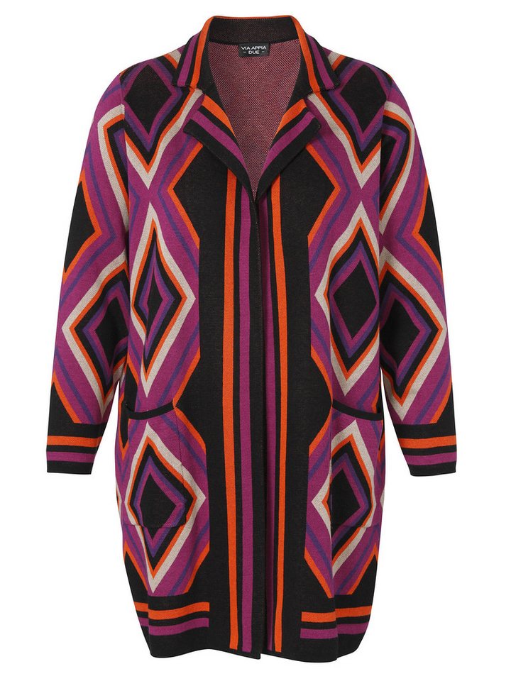 VIA APPIA DUE Cardigan mit Jaquard Trendmuster von VIA APPIA DUE