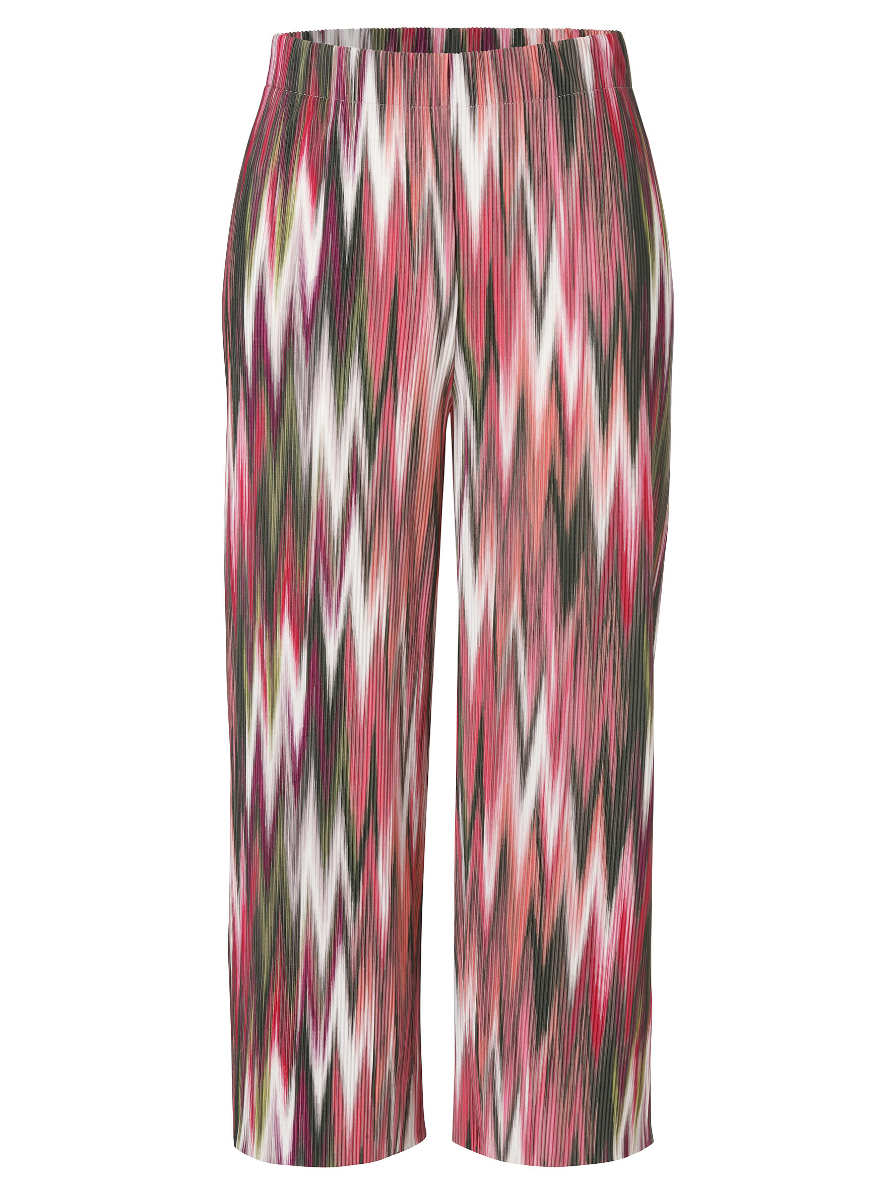 VIA APPIA DUE - Hose 7/8 weites Bein khaki multicolor - Gr. - 52 von VIA APPIA DUE