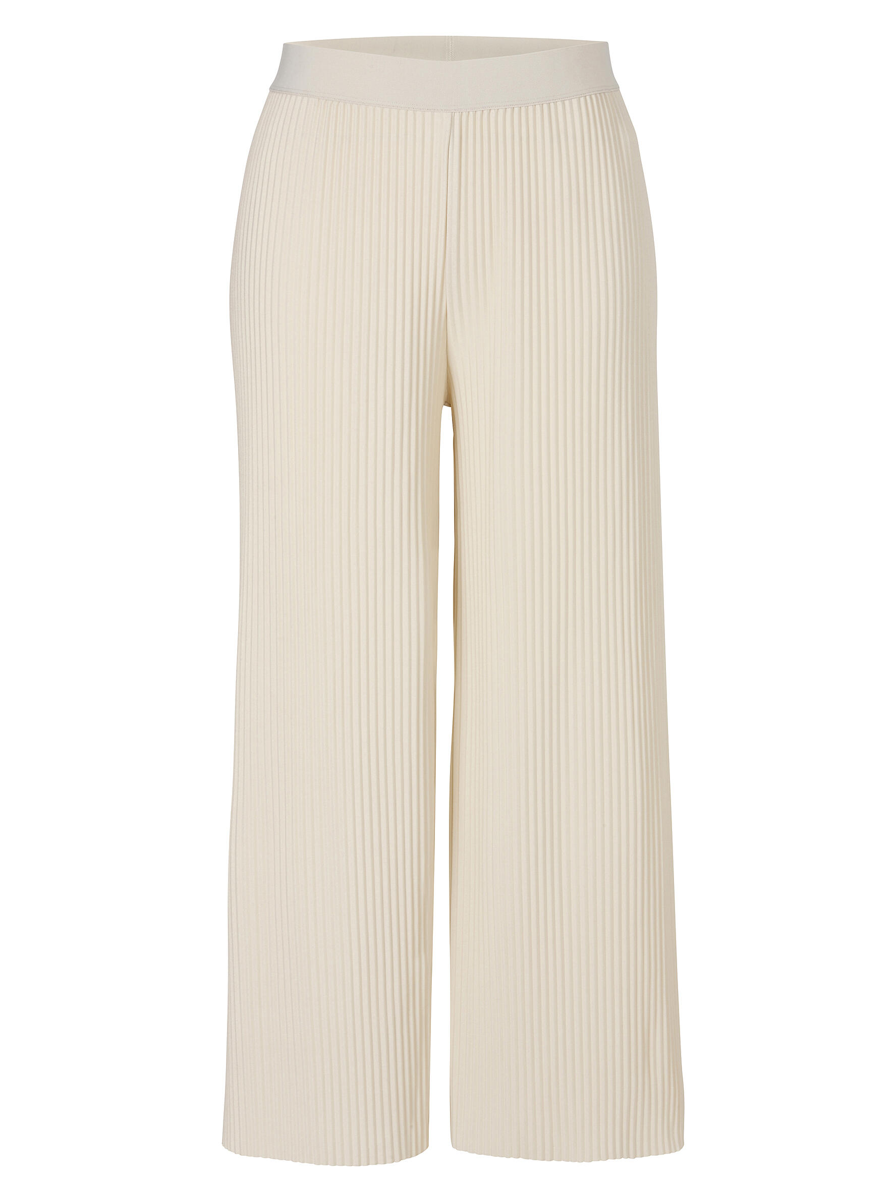 VIA APPIA DUE - Hose knöchellang Plissee beige - Gr. - 50 von VIA APPIA DUE