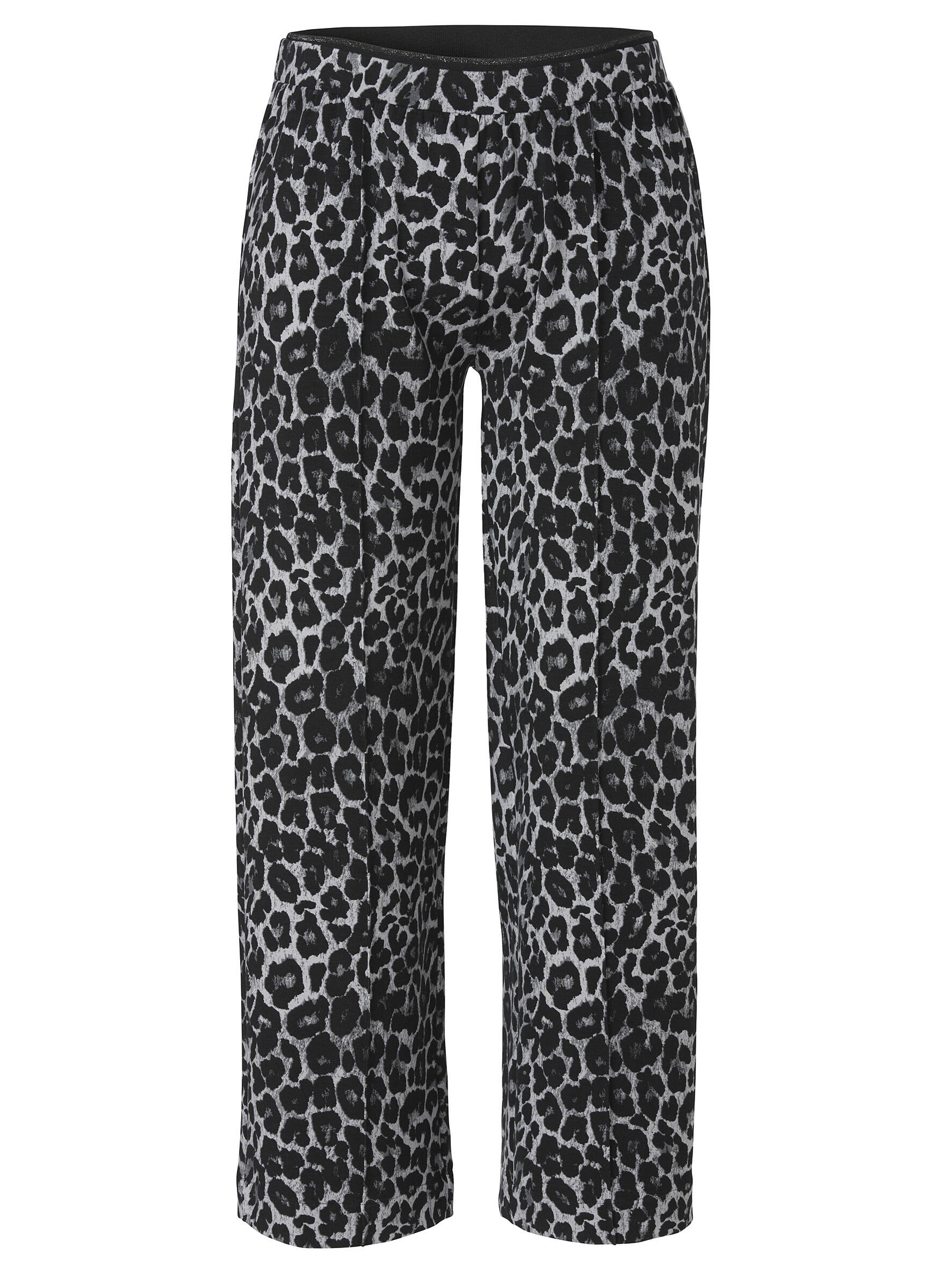 VIA APPIA DUE - Hose lang Druck schwarz multicolor - Gr. - 44 von VIA APPIA DUE