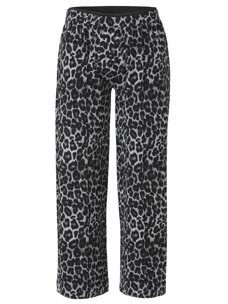 VIA APPIA DUE - Hose lang Druck schwarz multicolor - Gr. - 44 von VIA APPIA DUE