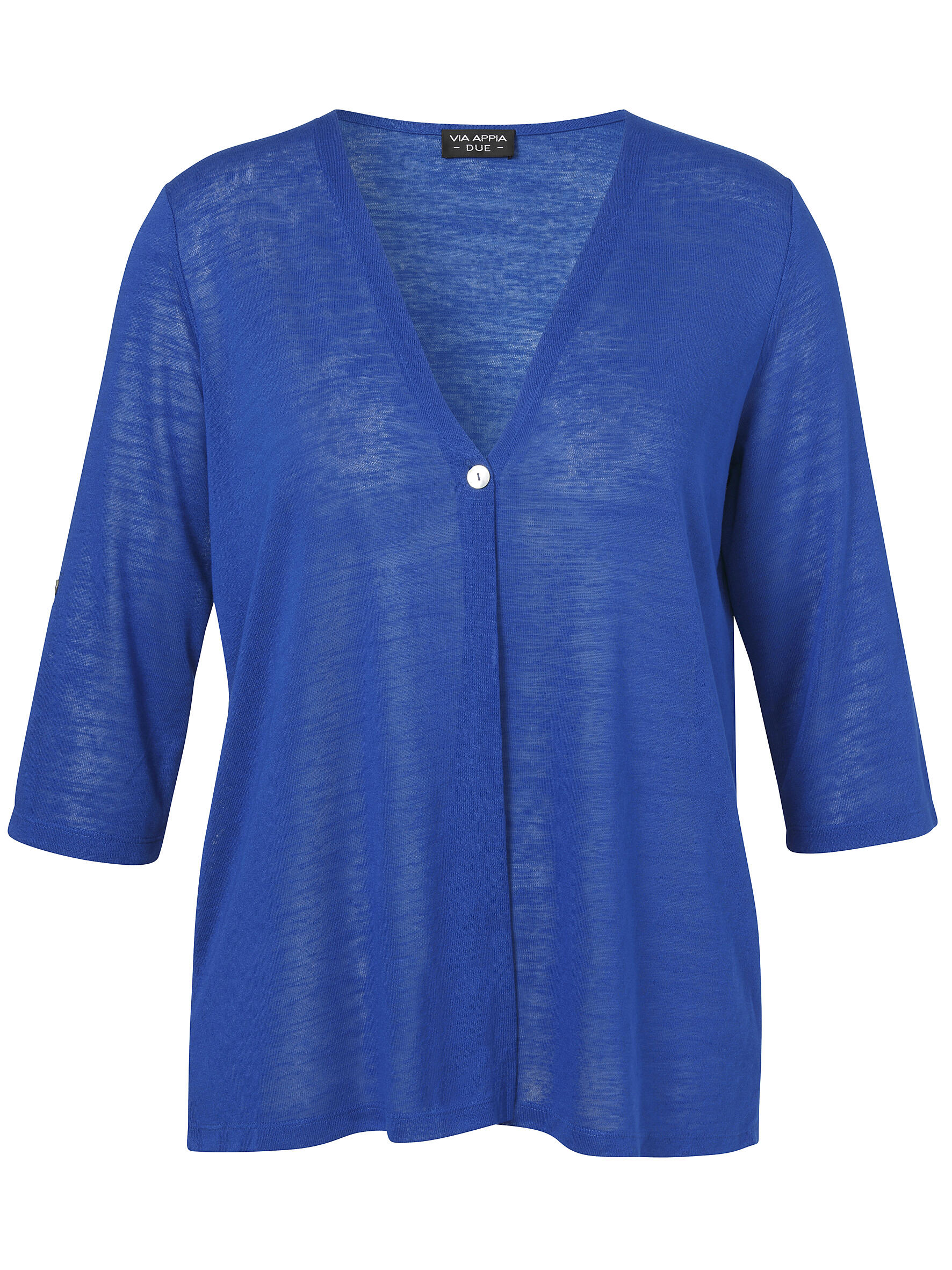 VIA APPIA DUE - Jacke 3/4 Arm Krempelarm kobalt - Gr. - 46 von VIA APPIA DUE