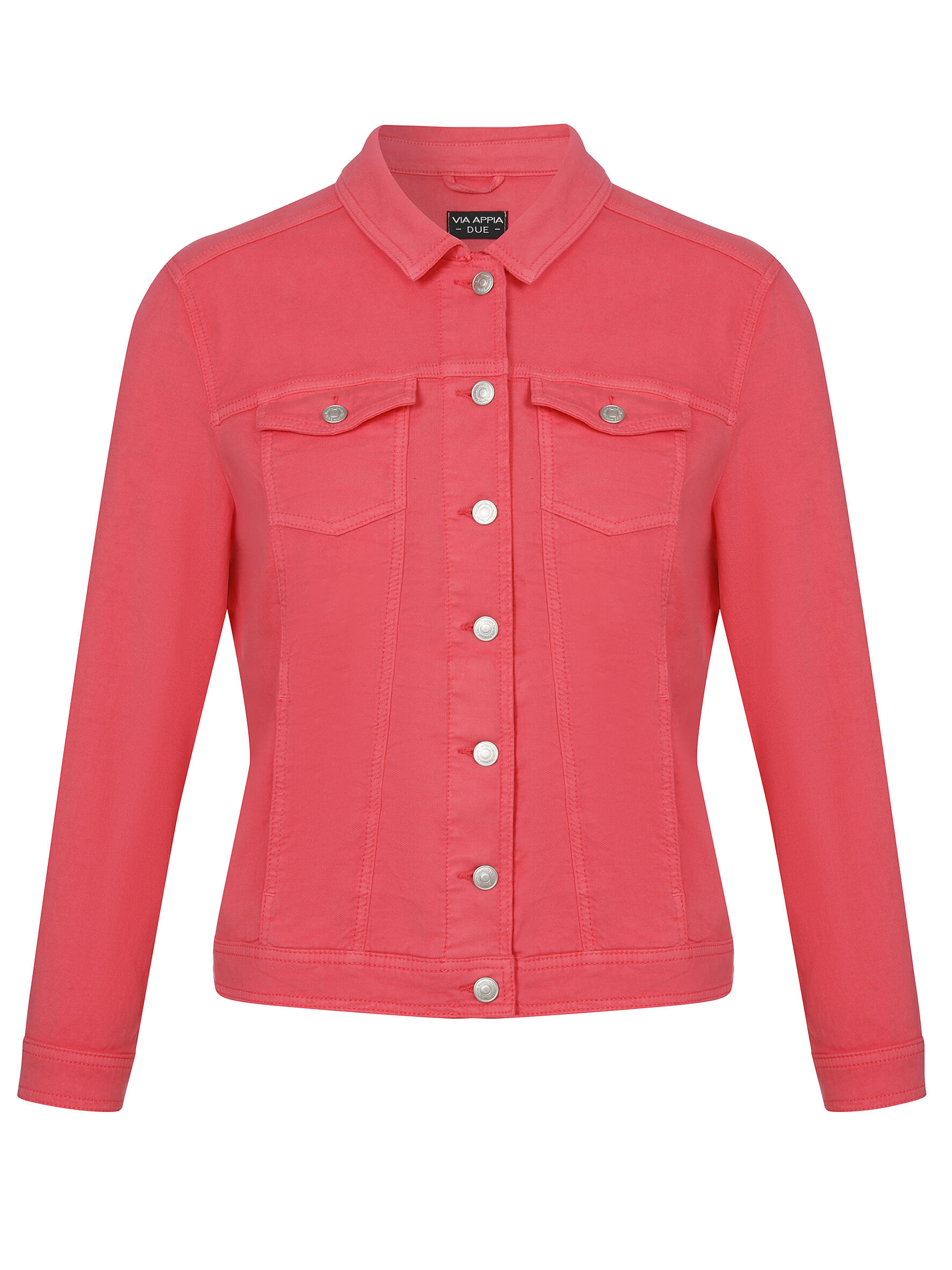 VIA APPIA DUE - Jacke Kragen 1/1 Arm Knöpfe wassermelone - Gr. - 50 von VIA APPIA DUE