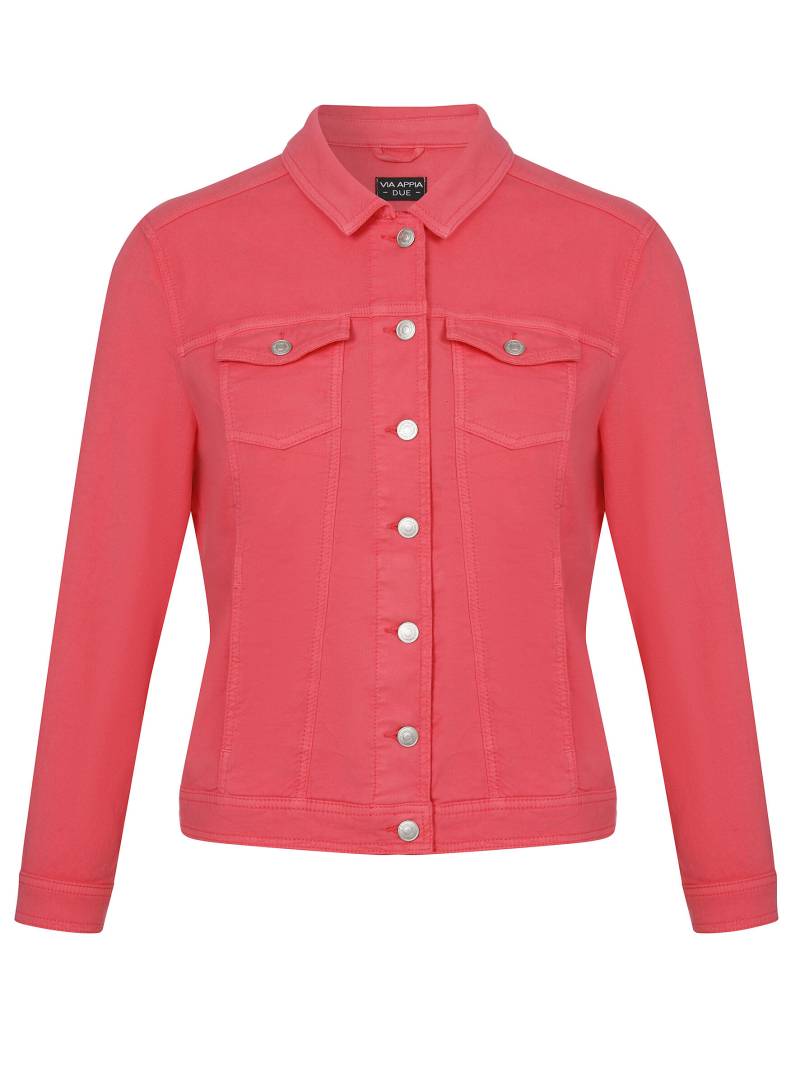 VIA APPIA DUE - Jacke Kragen 1/1 Arm Knöpfe wassermelone - Gr. - 50 von VIA APPIA DUE