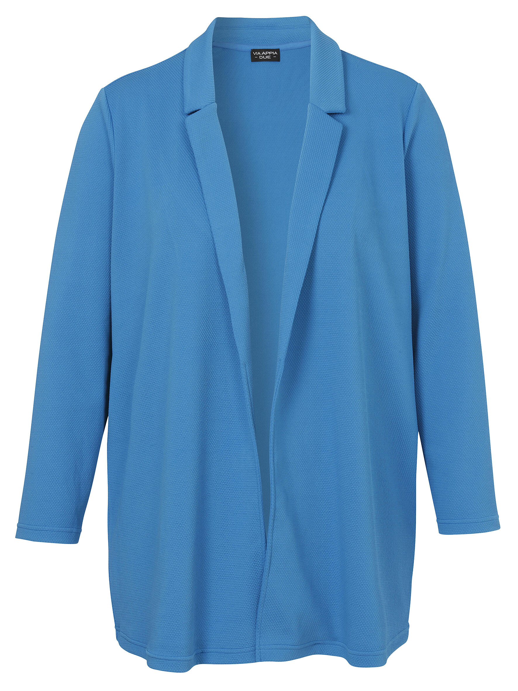 VIA APPIA DUE - Jacke Revers 1/1 Arm türkis - Gr. - 50 von VIA APPIA DUE