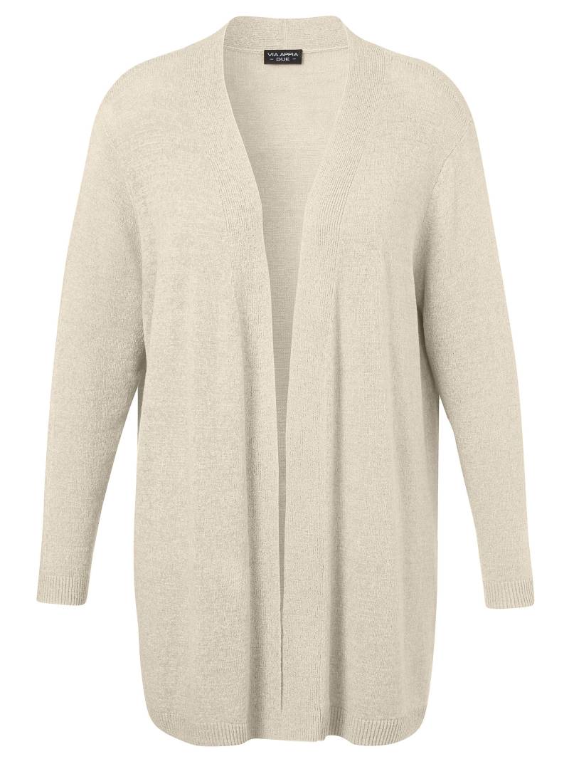 VIA APPIA DUE - Jacke offen 1/1 Arm beige - Gr. - 44 von VIA APPIA DUE