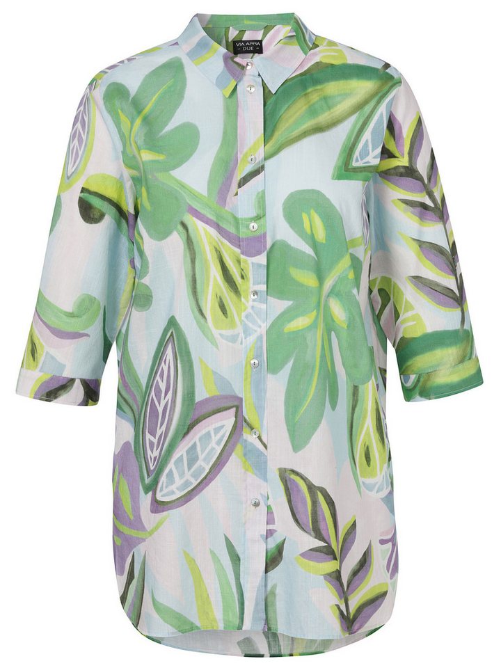 VIA APPIA DUE Klassische Bluse mit floralem Print von VIA APPIA DUE