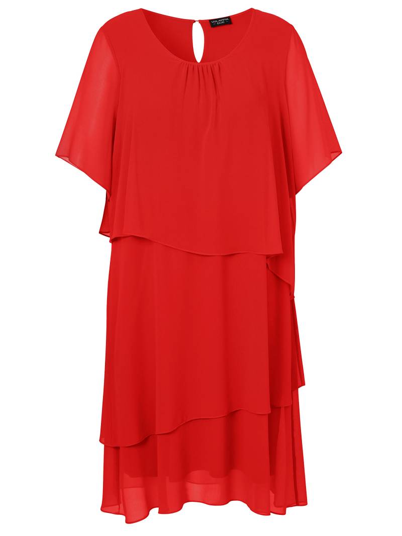 VIA APPIA DUE - Kleid Rundhals 1/2 Arm tomate - Gr. - 50 von VIA APPIA DUE