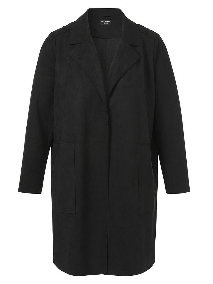 VIA APPIA DUE Kurzmantel in Veloursleder-Optik von VIA APPIA DUE