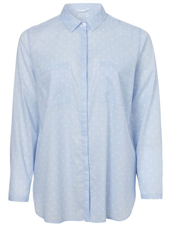 VIA APPIA DUE Langarmbluse Verspielte Bluse mit gepunktetem Allover-Muster mit gepunktetem Allover-Muster VIA APPIA DUE Langarmbluse Verspielte Bluse mit gepunktetem Allover-Muster mit gepunktetem Allover-Muster von VIA APPIA DUE