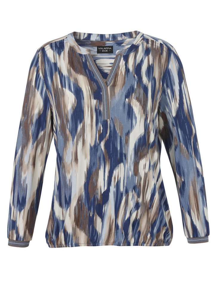 VIA APPIA DUE Langarmshirt (1-tlg) mit Allover-Print von VIA APPIA DUE