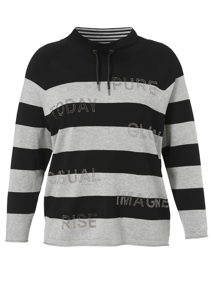 VIA APPIA DUE Longpullover Gestreifter Feinstrick von VIA APPIA DUE