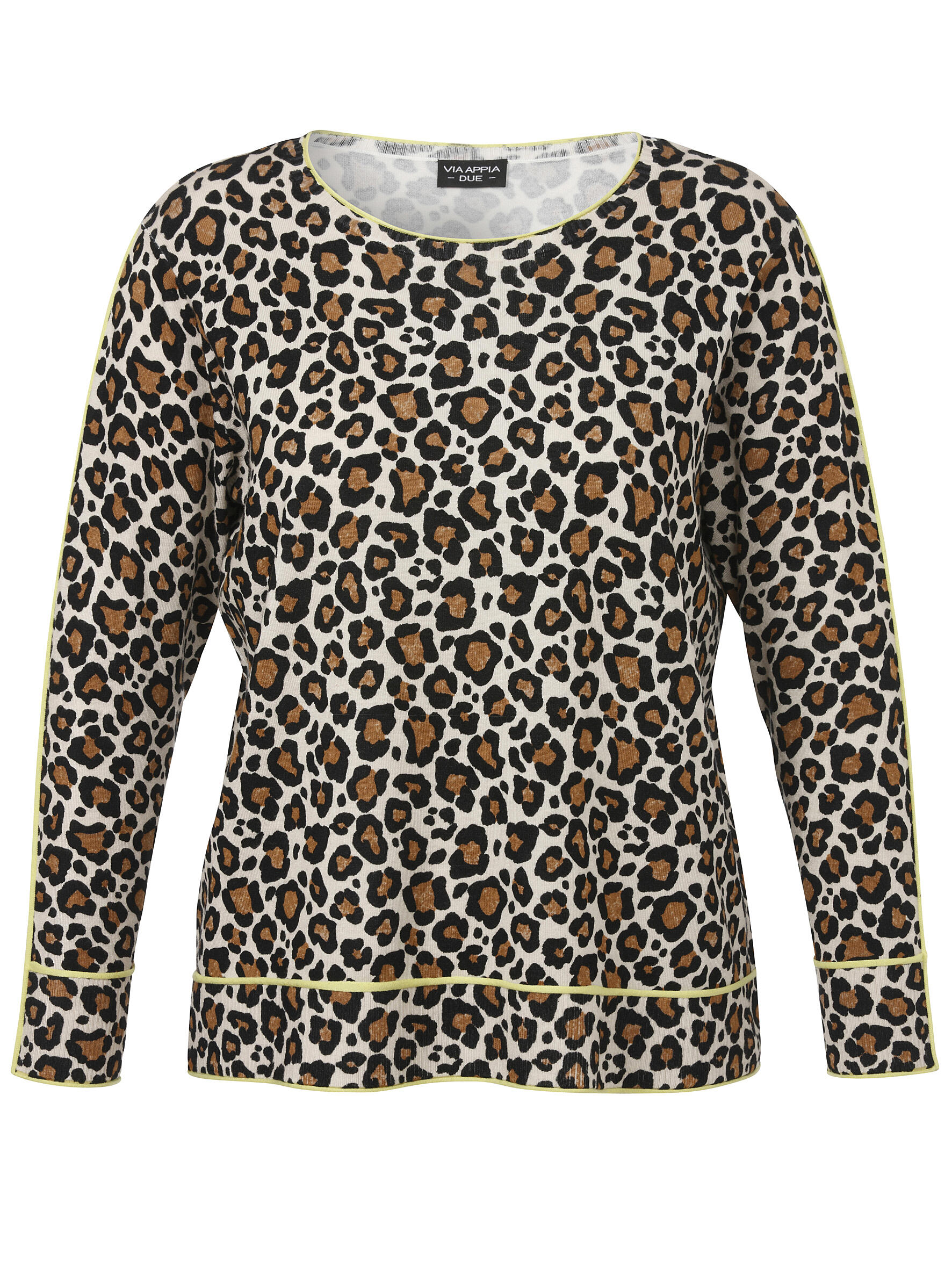 VIA APPIA DUE - Pullover Rundhals 1/1 Arm kaschmir multicolor - Gr. - 50 von VIA APPIA DUE