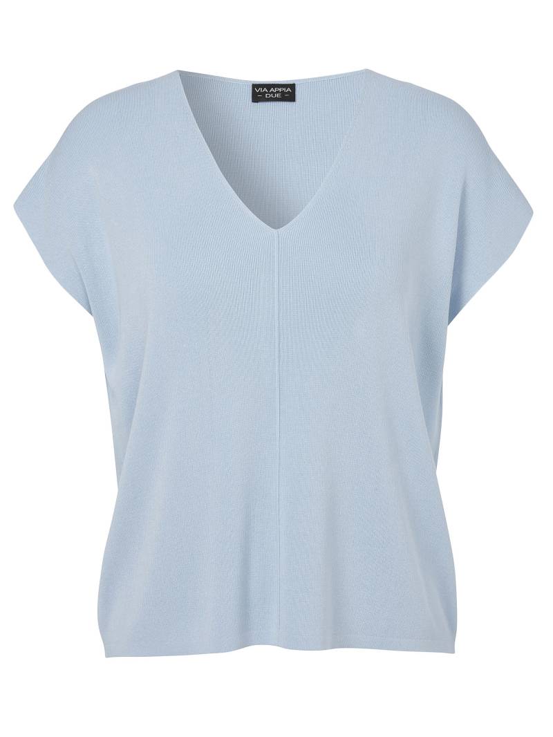 VIA APPIA DUE - Pullunder V-Ausschnitt eisblau - Gr. - 44 von VIA APPIA DUE